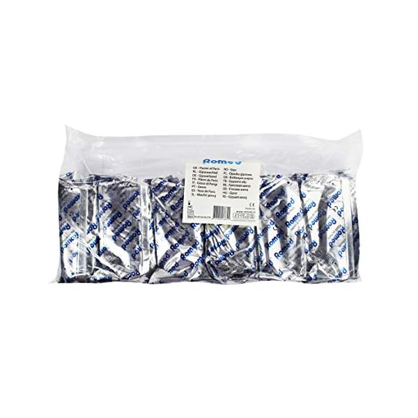 24 Rollen Gipsbinden 10 cm x 3 m insg. 72 Meter Babybauch Gipsabdruck tauchfertig von Romed – Bild 4