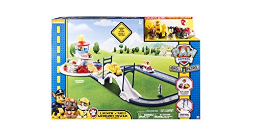 PAW Patrol Launch N Roll Lookout Tower Track Set, Ages 3 & Up