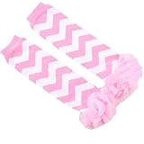 FEITONG® Christmas Kids Baby Girls Flower Kneepad Leg Winter Warmer Socks