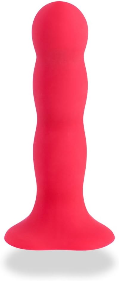 Fun Factory Bouncer - Shake Dildo Red Silicone - Image 3