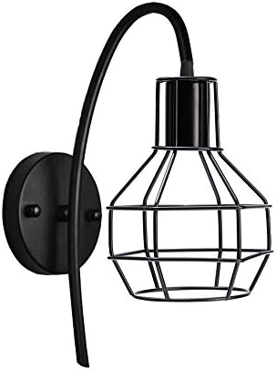 Lotedoor Industrial Vintage Lighting Ceiling Chandelier 1 Lights Metal Hanging Fixture Pendant Light wall lamp (wall light)