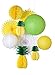 Tropical Parrot Red Teal Party Decorations for Summer Hawaiian Luau Tiki Jungle Margaritaville Party Decorations Party Decor Supplies Hanging Tissue Paper Fans Honeycomb Balls Poms Party Decorations
