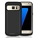 HETP Samsung Galaxy S7 Battery Case Rechargeable Extended 4500mAh Backup Battery Charging Case Power Bank Juice Pack Protector Cover for Samsung S7 Black - 18 Month Warranty