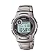 Casio Men's W213D-1AVCF Basic Silver-Tone Bracelet Digital Watch