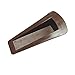 Door Stopper Rubber Stop Floor Wedge Holder Doorstop, Premuim Quality Heavy Duty Non Slip Work Great on All Surfaces Doorstopper, Decorative Security Flexible Stops for Home and Office (6 Pack, Brown)