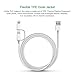 BULL 2 in 1 Cable, Dual Connector Sync and Charge Cable for iPhone 8 7 6 5 iPad iPod Samsung HTC and More, 3ft white