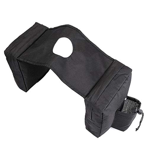 Zqasales ATV UTV Motorcycle Synthetic Leather 2-Strap Saddlebag Tool Bag Heavy-Duty Waterproof Motorcycle Side Saddlebags Saddle Bag Panniers - Thumbnail 3