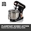 Tower T12033RG 3-in-1 5L Stand Mixer with 6 Speeds and Pulse Setting, 1000W, Rose Gold