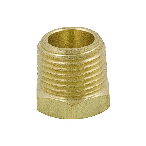 Legines NPT Bushing 3/4" Male x 1/2" Female Reducing Adapter Hex Head Pipe Fitting (Pack of 5)