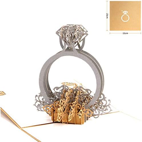 Masrin 3D Stereo Letter Card Graduation Invitation Letter Making Wedding Invitation Card Party Blank Envelope Greeting Card (Multicolor 1)