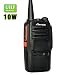 2 Way Radio LT-188H UHF Radio 10 Watts Handheld Radio Walkie Talkies 10 miles Long Distance Radio Walkie Talkies Amateur Two-Way Radios By Luiton(Black)