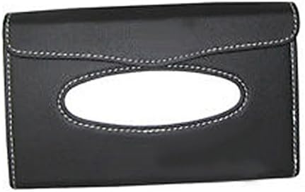 MotoPanda Car Sun Visor Tissue Paper Box Case Auto Interior Decoration Accessories Holder Black