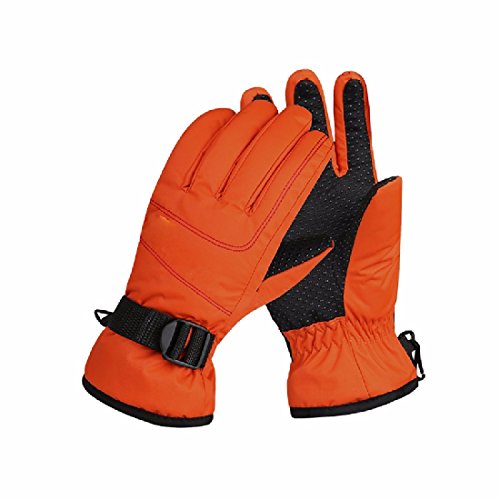 BBSLT Warm ski gloves winter outdoors men and women riding Motorcycle Electric windproof padded and fleece winter cotton gloves,I