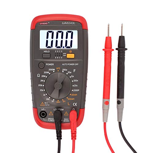 Digital LCR Meter Capacitance Inductance Resistance Meter Resistors Capacitors Inductors Tester Farad Measuring with LCD Display