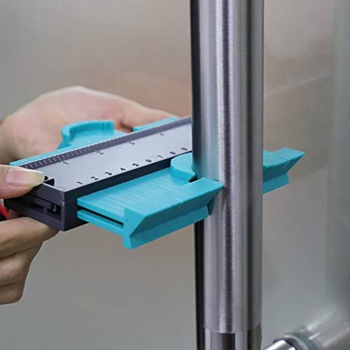 Contour Duplications Gauge Profile Gauge, High Accuracy Easy Master Outline Gauge Marking and Measuring Tool Plastic Digital Caliper Woodwork Tools and Accessories - Thumbnail 5