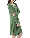 Tandisk Women's Long Sleeve Casual Loose T-Shirt Dress