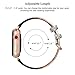 SWEES Leather Band Compatible for iWatch 38mm 40mm, Genuine Leather Replacement Strap Rose Gold Buckle Compatible iWatch Series 6 5 4 3 2 1, Sports & Edition Women Snake Black