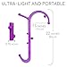 Body Back Buddy Jr - USA Made - Back Massager (Next Gen 2020 Version) Handheld Massage Stick, Trigger Point Massage, Full Body Muscle Pain Relief (Purple Marbled)