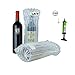 Wine Bottle Protector 12 Packs with Free Pump, Yuanj Reusable Inflatable Air Filled Protective Wine Wrap,Bottle Bubble Wrap for Safety Shipping, Airplane Travel