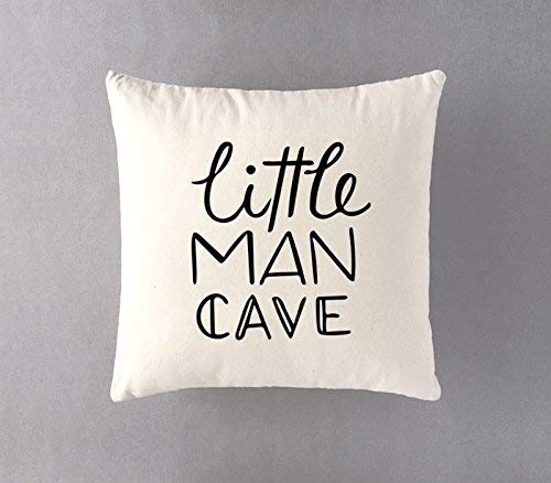 Amazon Com Little Man Cave Throw Pillow Handmade