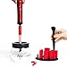Makeup Brush Cleaner and Dryer Machine Kit - Ewa Professional Portable Electric Automatic 360 Rotating Device With 8 Tools Suitable For All Cosmetic Brushes - Cleaning In Seconds