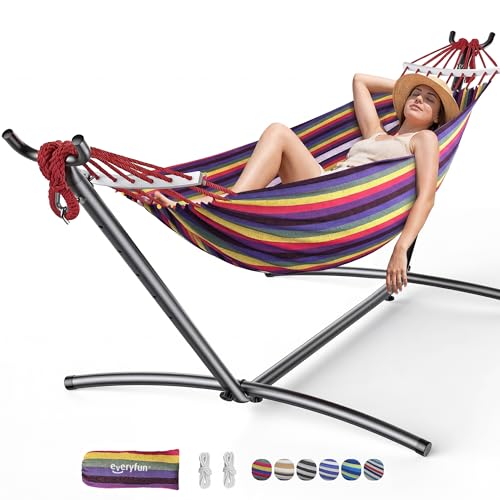 Everyfun Double Hammock with Stand