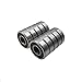 Sackorange 10 PCS R4-2RS(1/4 x 5/8 x 10/51 inch) C3 Premium Sealed Radial Ball Bearing - Deep Groove Bearing - High Speeds - Suitable for Electric Motor Applications
