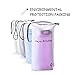 BOTTLED JOY BPA-Free Tritan Sport water bottle, Wide Mouth 27oz 800ml Spill Proof Sip & Handle Leak Proof bottles Purple