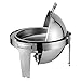 Happybuy 2 Packs Stainless Steel Chafing Dish 6 Quart Round Chafer Roll Top Chafer for Catering Buffet Warmer Set with Pans and Fuel Holders (Chafing Dish Roll Top 6qt)