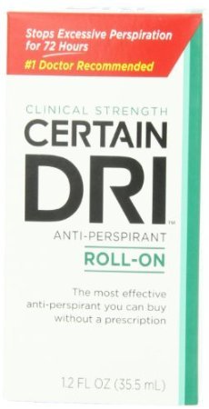Certain Dri Roll-On Anti-Perspirant 1.2 Fl Ozs, (Pack of 3)