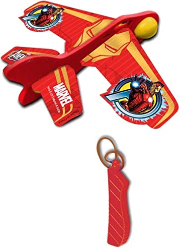 Marvel Avengers Assemble Iron Man FP902IR Foam Plane, Multicolour