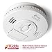 Kidde 21028499 DC Smoke and Carbon Monoxide Alarm Detector with TruSense Technology | Front Load Battery | Voice Notification | Model 2070-VDSCR, White