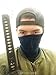 Cosplay Anime Naruto Hatake Kakashi Sensei Ninja Veil Face Mask Black Blue
