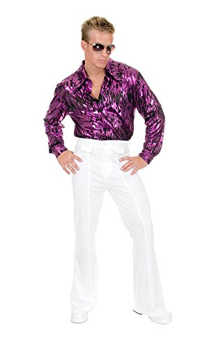 Charades Men's Flame Disco Shirt