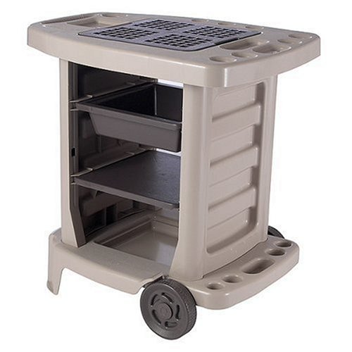 Suncast Gc1500btd Portable Outdoor Gardening Center With Interchangeable Shelves Tool Storage And Utility Bin Taupe On Sale Xn Enstigmedhjrta Gib Se