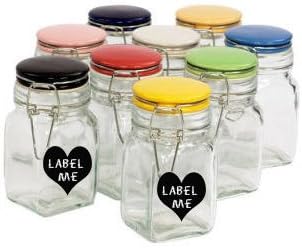 Heart Shaped Vinyl Chalkboard Labels Decals - 2.75" x 2.25" - Set of 32