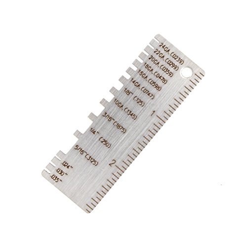 Wire/Metal Sheet Thickness Gauge Welding Gage Plated Size Inspection Tool, Better Quality Than