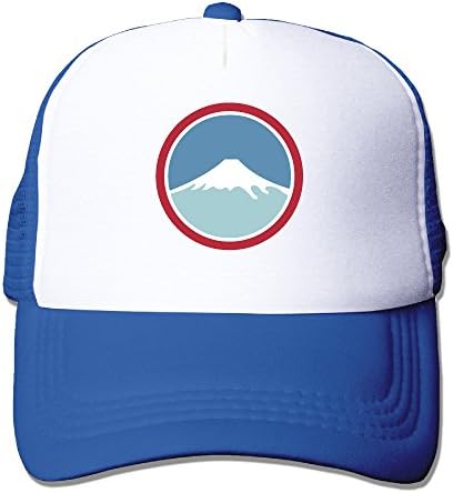 Adult Japan Fuji Mount Mesh Trunker Cap RoyalBlue