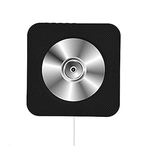 Draadloze Bluetooth CD-speler, aan de muur gemonteerde draagbare CD-muziekspeler, afstandsbediening, HiFi…