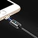 2.4A -1.2 Meters Magnetic Charger Lightning Charging USB Male Converter Adapter For iPhone 5, 5c, 5s, SE, 6, 6 Plus, 6s, 6s Plus, 7, 7 Plus(Black-Weave)