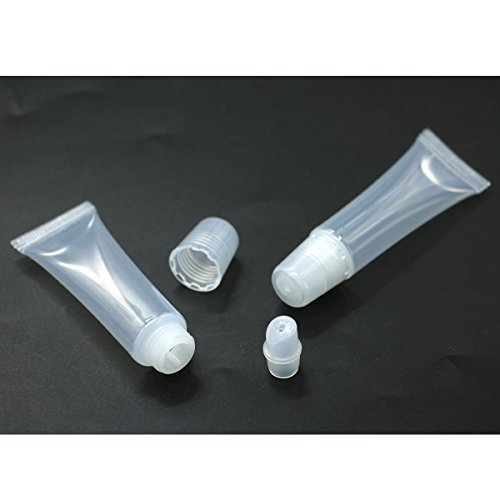 HUELE 15ml Empty Tubes Lip Gloss Balm Cosmetic Mini Containers ,20Pcs - Thumbnail 2