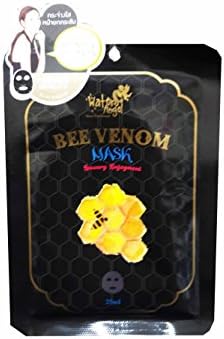 2 Mask Sheets of Water Angel Bee Venom Mask, Working on wrinkles and firming loose skin. (25 ml/ sheet.)..