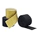Coceca 12 Rolls Crepe Paper Streamers Gold and Black for Various Birthday Party Wedding Festival Party Decorations