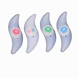 FORSUN LED Bicycle Wheel Spoke Bulb, Red Blue Green and Multi-color, Pack of 4