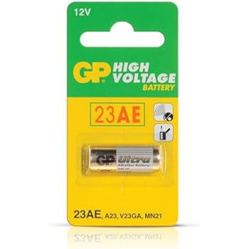Amazon.com: GP 23AE 12V Alkaline Battery - Single: Home Audio & Theater