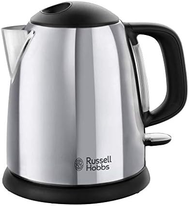 Russell Hobbs Bouilloire 1L, Ebullition Rapide, Marquage Tasses, Ouverture Facile, Design Compact - 24990-70 Victory - Cuisine A Vivre Russell Hobbs Bouilloire 1L, Ebullition Rapide, Marquage Tasses, Ouverture Facile, Design Compact - 24990-70 Victory