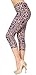 VIV Collection Printed Brushed Capris (Sweetland)