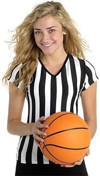 Women's Referee Shirt V-Neck for Sports Restaurants