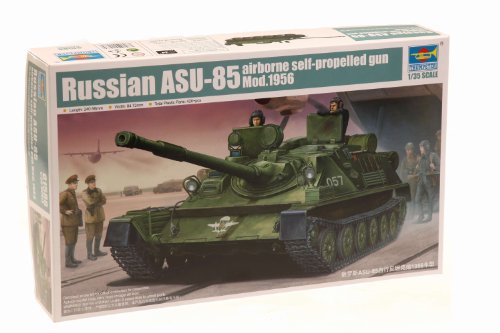 Trumpeter 1/35 Russian ASU85 Airborne Self-Propelled Gun Mod 1956 Tank