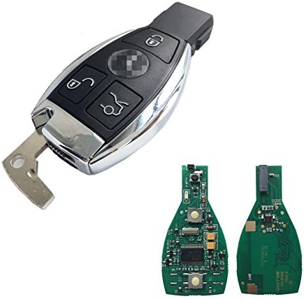 Dudely 3 Buttons Smart Remote Car Key BGA Chip 315MHz for Mercedes Benz +holder+ blade